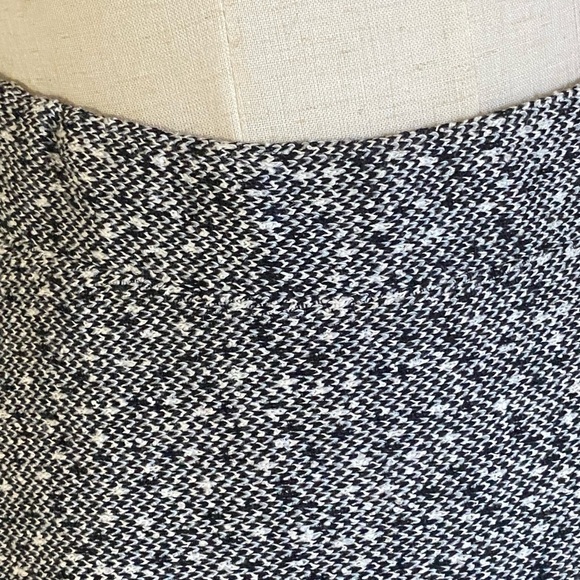 Vintage Tweed Maxi Skirt Black/ White Pull- On Size Small A-line Flare - Picture 10 of 13